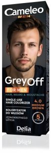 DELIA Cameleo Men Krem koloryzujący do włosów 4.0 Medium Brown 2x15ml 