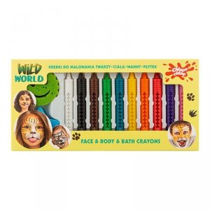 CHLAPU CHLAP Kredki do malowania twarzy i ciała - Wild World - 10 sztuk 