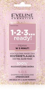 EVELINE SASZ Maseczka 8ml 123 READY Rozświetlająca 