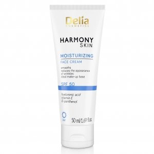 DELIA Harmony Skin Krem nawilżający z filtrem 50 SPF 50 ml 