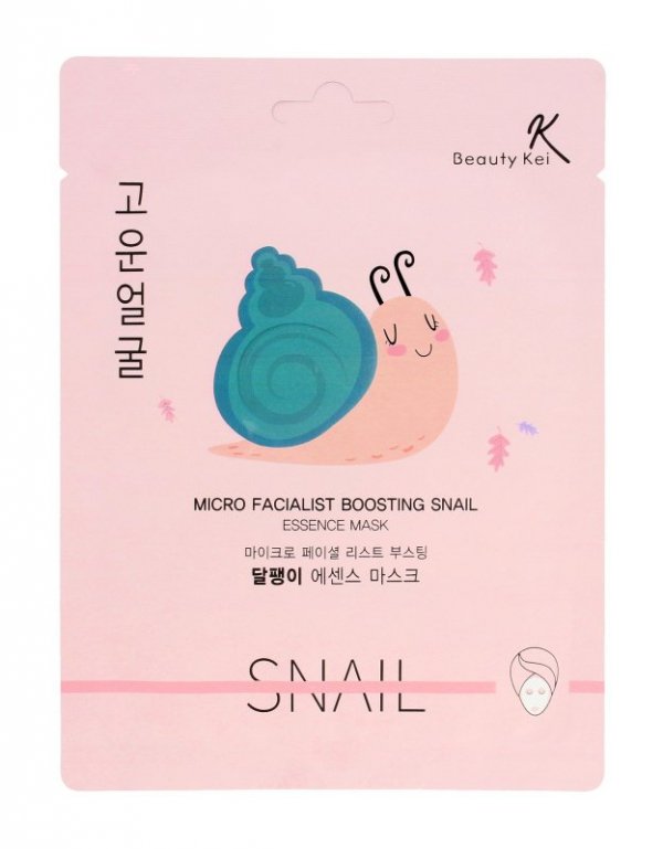 Beauty Kei Maseczka na płacie z dodatkiem śluzu ślimaka Snail