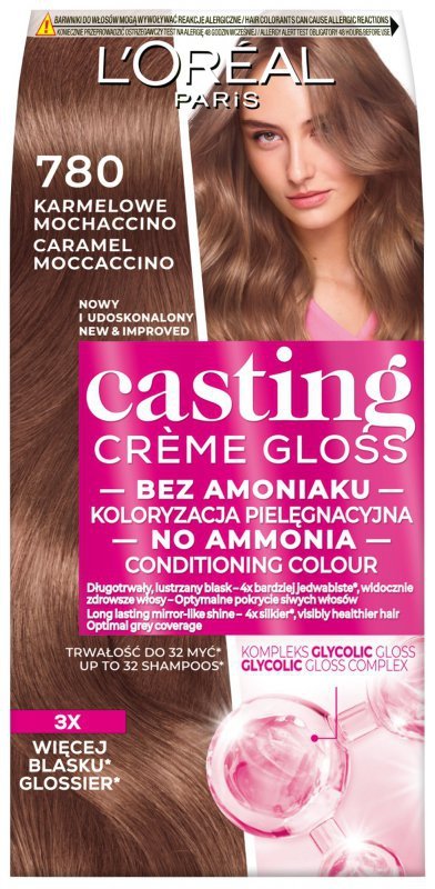 LOR CASTING nr 780  Karmelowe Mochaccino