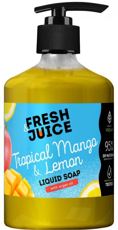 FRESH JUICE Mydło w płynie Tropikalne Mango i Cytryna 460 ml