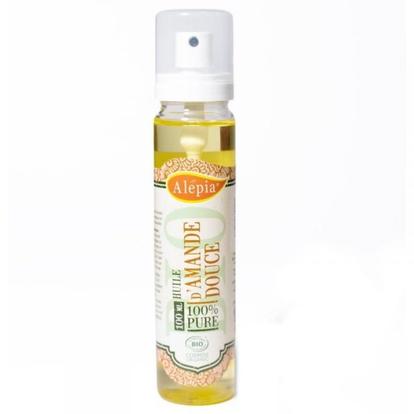 Organic Sweet Almond Oil, Alepia, 100ml