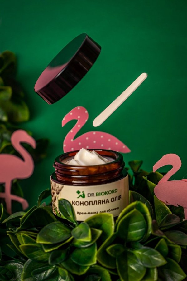 Hemp Nourishing &amp; Regenerating Face Mask, Dr. Biokord, 50ml