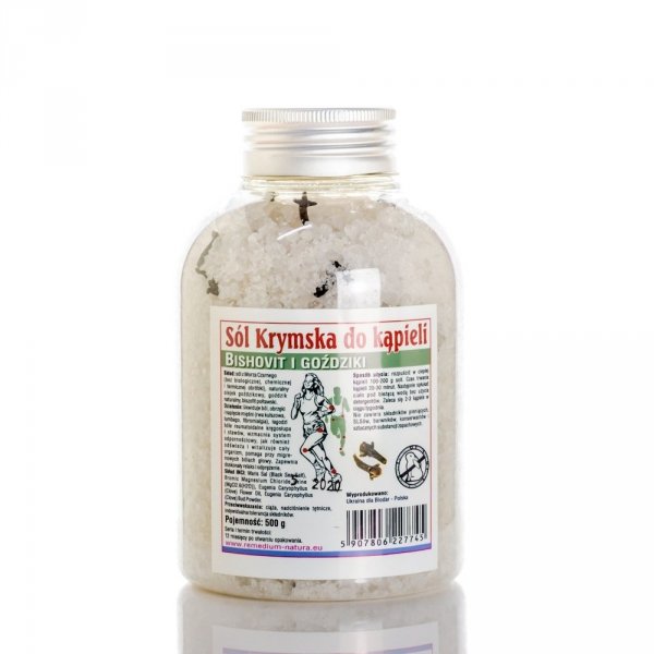 Black Sea Salt, Clove Bath Salt with Bishofit, 500 g