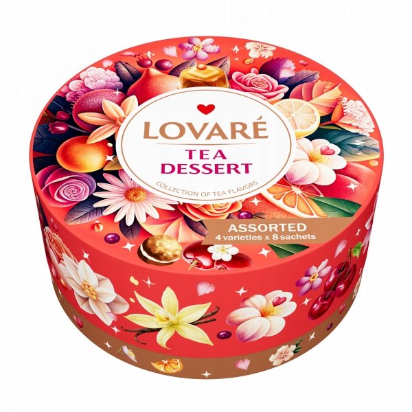 Zestaw Herbat Tea Dessert Lovare , 4x8 torebek