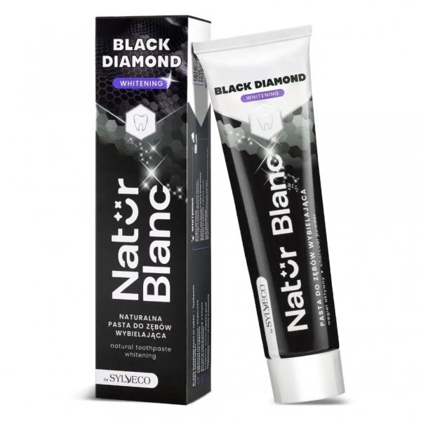 Pasta do zębów BLACK DIAMOND wybielająca SYLVECO Natur Blanc, 100ml