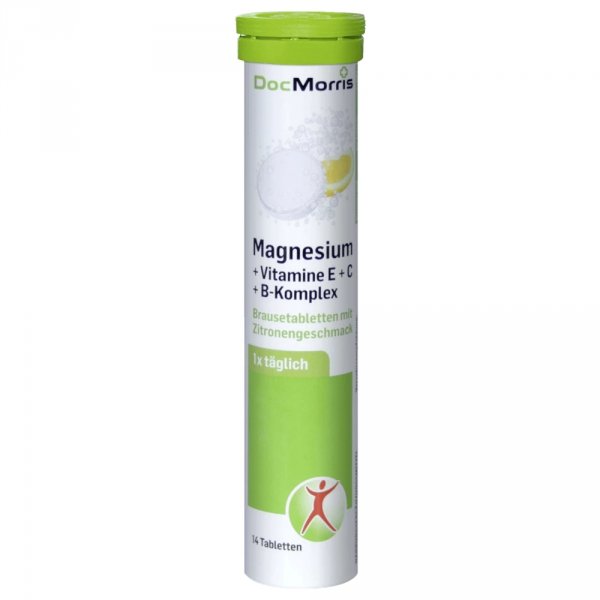 Magnez Witaminy E+C+B Complex, Tabletki musujące, DocMorris, 14 sztuk