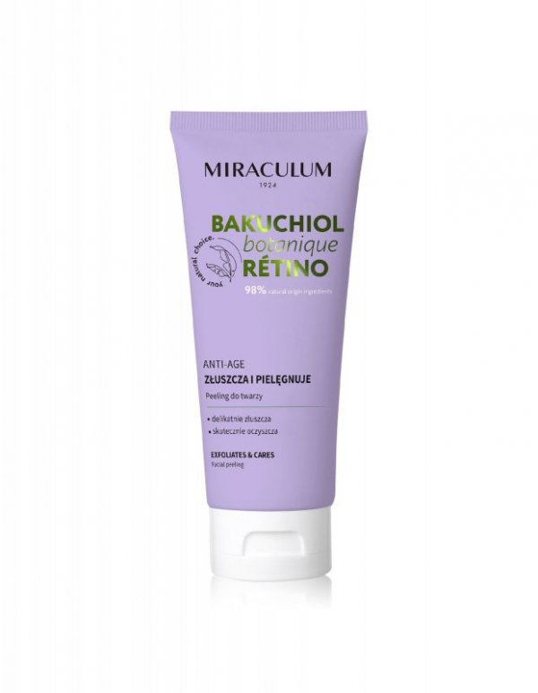 Miraculum Bakuchiol Botanique Peeling do twarzy - złuszcza i pielęgnuje 100ml