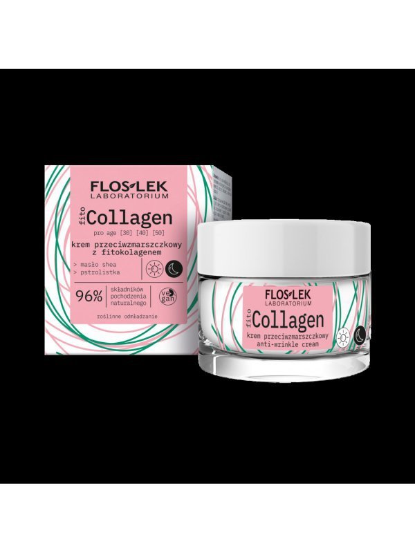 Floslek fitoCOLLAGEN pro age Krem przeciwzmarszczkowy z fitokolagenem na dzień i na noc 50 ml