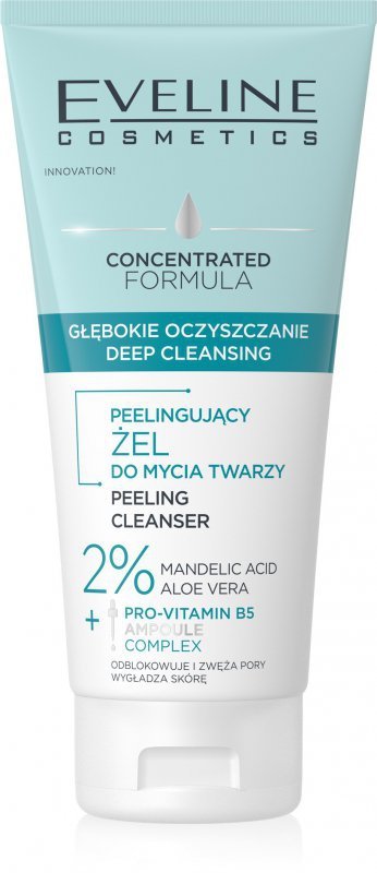 EVELINE Peelingujący Żel do mycia twarzy - głębokie oczyszczanie 150 ml