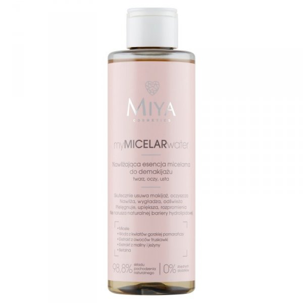 MIYA myMICELARwater Nawilżająca esencja micelarna do demakijażu twarzy 200 ml