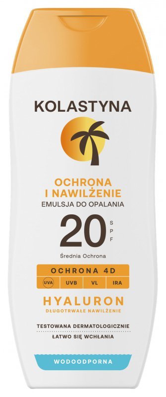 KOLASTYNA Ochrona i nawilżenie Emulsja do opalania SPF 20 200 ml