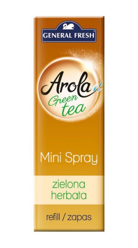 AROLA Mini Spray Zapas do odświeżacza powietrza Zielona herbata 15 ml