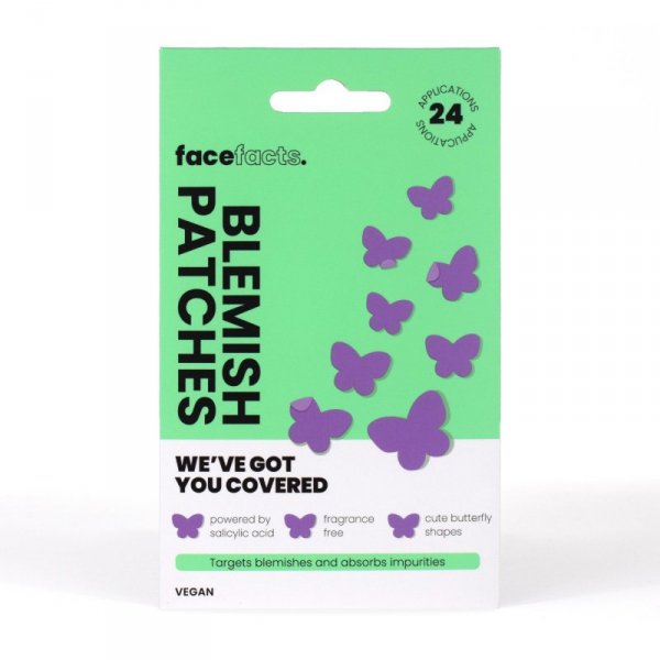 FACE FACTS Blemish Patches Plastry na wypryski - Butterflies - 1 op. - 24 szt.