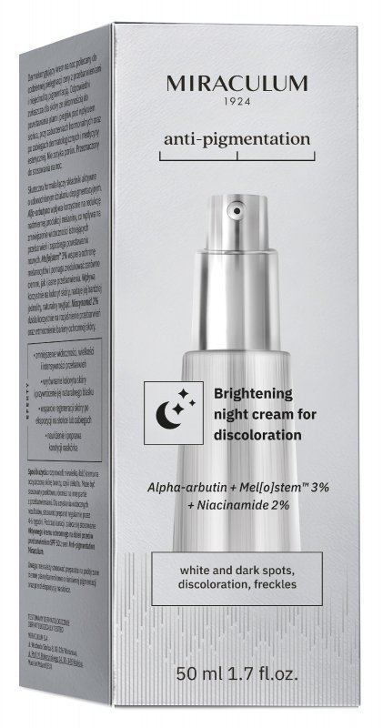 MIRACULUM Anti-Pigmentation Krem rozjaśniający przebarwienia 50 ml