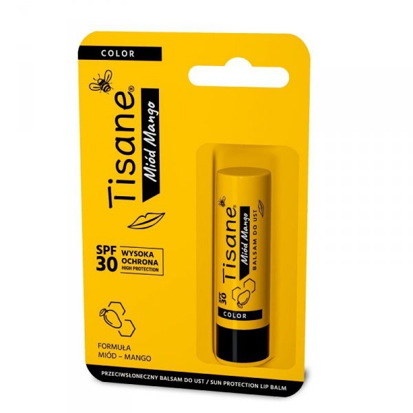 TISANE Color Pomadka do ust - Miód Mango SPF 30 5,1 g