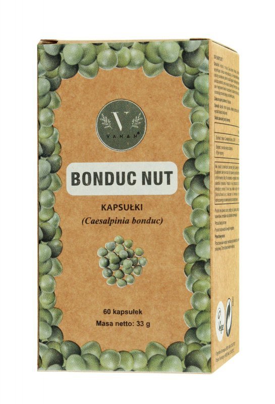 VANAN Bonduc Nut Suplement diety wspomagający organizm w czasie menopauzy Kapsułki 60 szt.