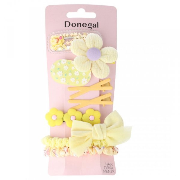 DONEGAL Zestaw spinek do włosów Pastel - mix kolorów i wzorów (FA-5775)