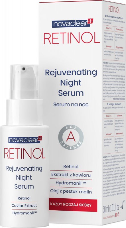 NOVACLEAR Retinol Przeciwzmarszczkowe serum na noc 30 ml