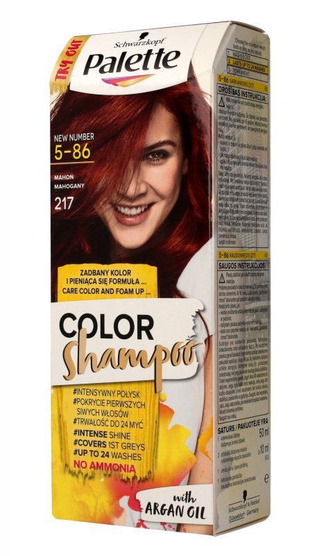 Palette Color Shampoo Szampon koloryzujący  nr 5-86 (217) Mahoń  1op.
