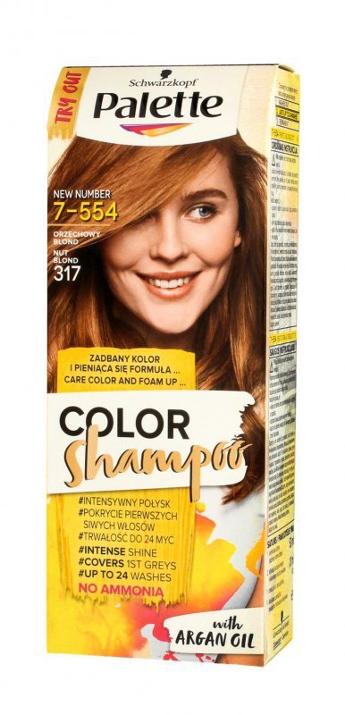 Palette Color Shampoo Szampon koloryzujący  nr 317 Orzechowy Blond  1op.