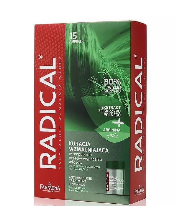 RADICAL Kuracja wzmacniająca przeciw wypadaniu włosów w ampułkach 15 x 5 ml