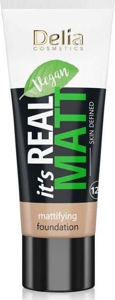 DELIA It`s Real Matt Podkład matujący odżywczo-nawilżający 104 Sand 30 ml