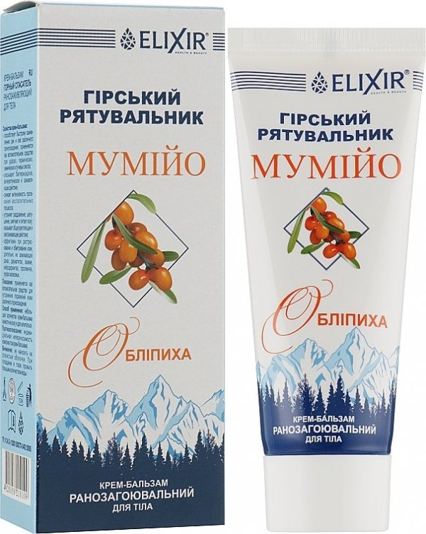 Krem Balsam Górski Ratownik z Mumio i Olejem Rokitnikowym 75ml, Eliksir