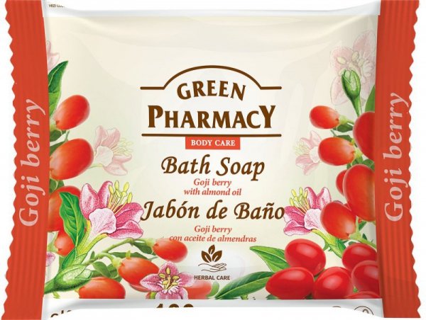 GREEN PHARMACY Mydło do rąk w kostce Goja +Olej migdałowy 100 g
