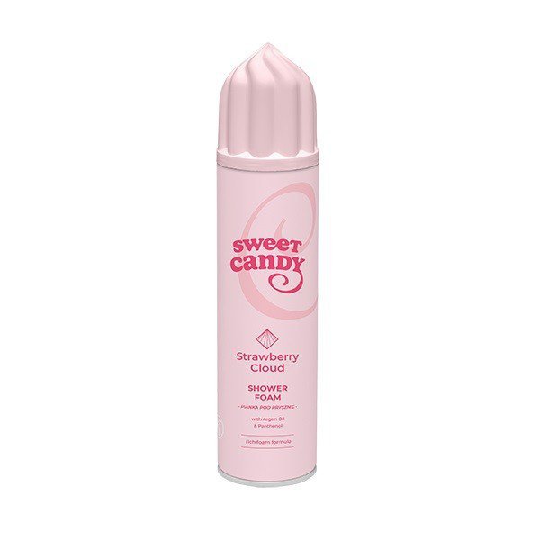 SWEET CANDY Pianka pod prysznic Strawberry Cloud 250 ml