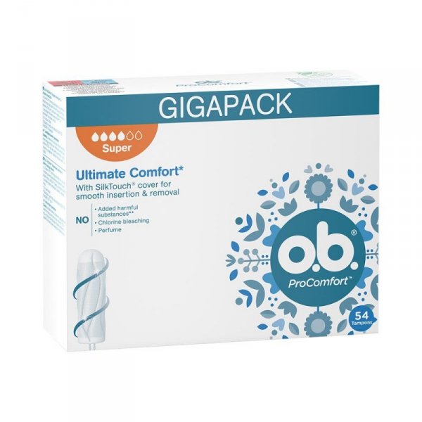 O.B. ProComfort Super Tampony 54 szt