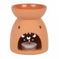 Terracotta Oil Burner - Flower 