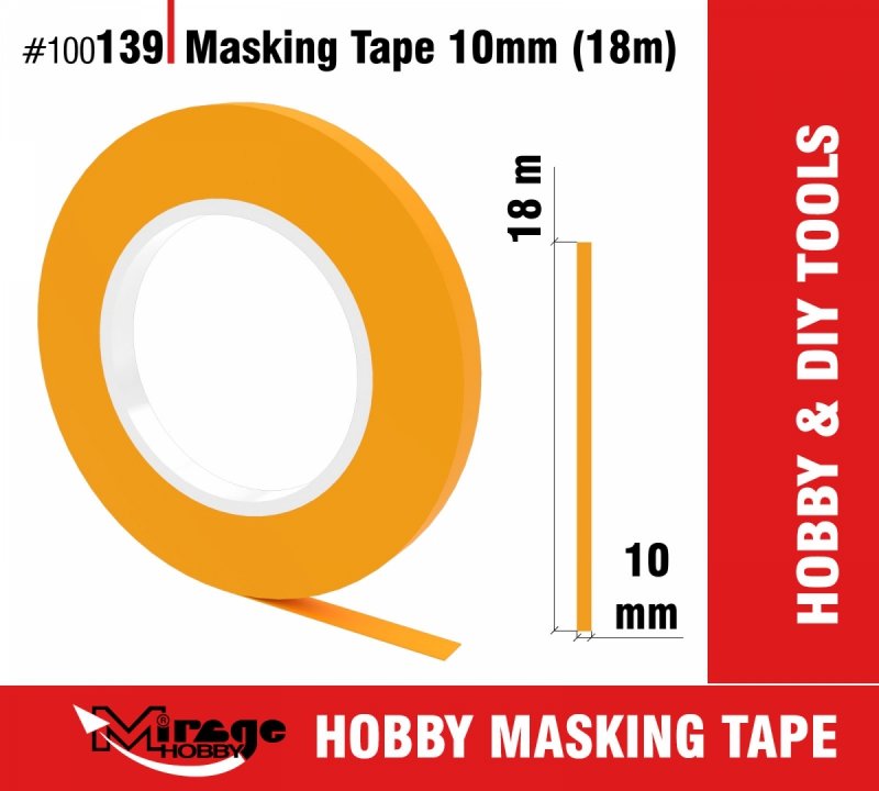 MIRAGE 100139 MASKING TAPE 10mm (18m) (taśma maskująca) 