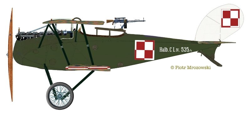 MIRAGE 481403 1:48 HALBERSTADT CL.IV Wojna Polsko-Sowiecka / Siły okupacyjne RAF 1919