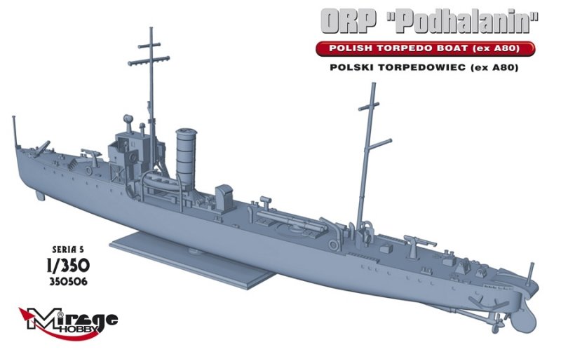 Mirage 350506 1/350 ORP 'Podhalanin' Polski Torpedowiec (ex A80)