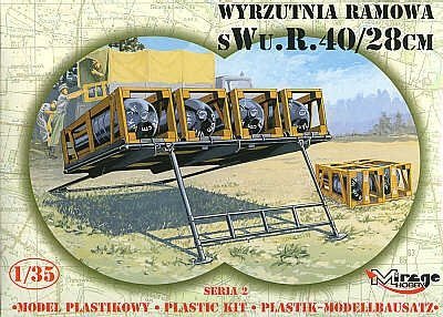 Mirage 35217 1/35 Niemiecka Wyrzutnia Ramowa sWu. R. 40/28 cm