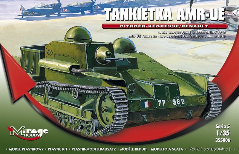 Mirage 355006 1/35 AMR -UE Tankietka CITROEN-KEGRESSE/RENAULT