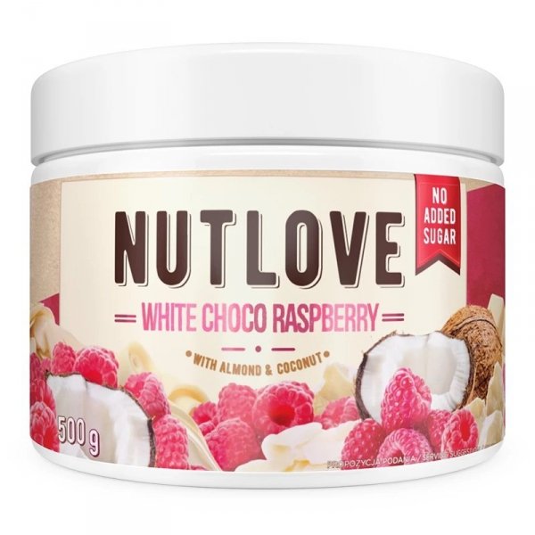 All Nutrition Nutlove White Choco Rospberry 500g