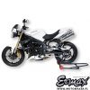 Mocowanie tablicy rejestracyjnej ERMAX UNDERTAIL Triumph Street Triple 675 2008 - 2011