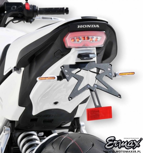 Mocowanie rejestracji + wypełnienie zadupka ERMAX UNDERTAIL Honda CB650F 2014 - 2016