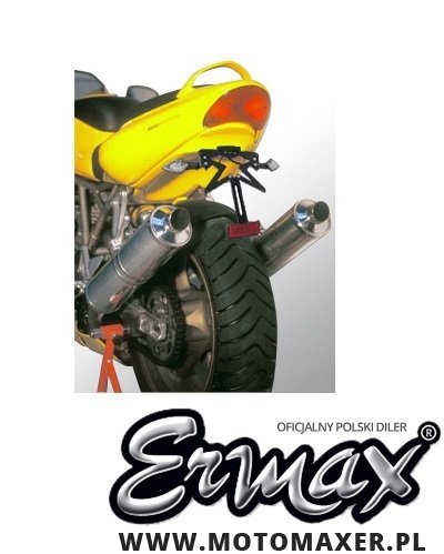 Mocowanie rejestracji + wypełnienie zadupka ERMAX UDT Fender eliminator DUCATI 620/750/800/900/1000 SS 1999 - 2004