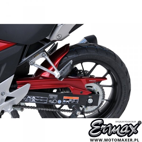 Błotnik tylny i osłona łańcucha ERMAX REAR HUGGER Honda CB500X 2016 - 2018