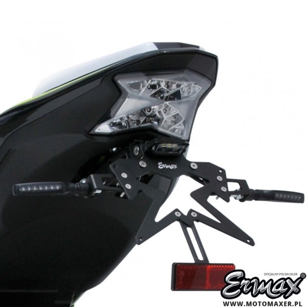 Aluminiowy uchwyt tablicy rejestracyjnej ERMAX PLATE HOLDER Kawasaki NINJA 650 2020 - 2024