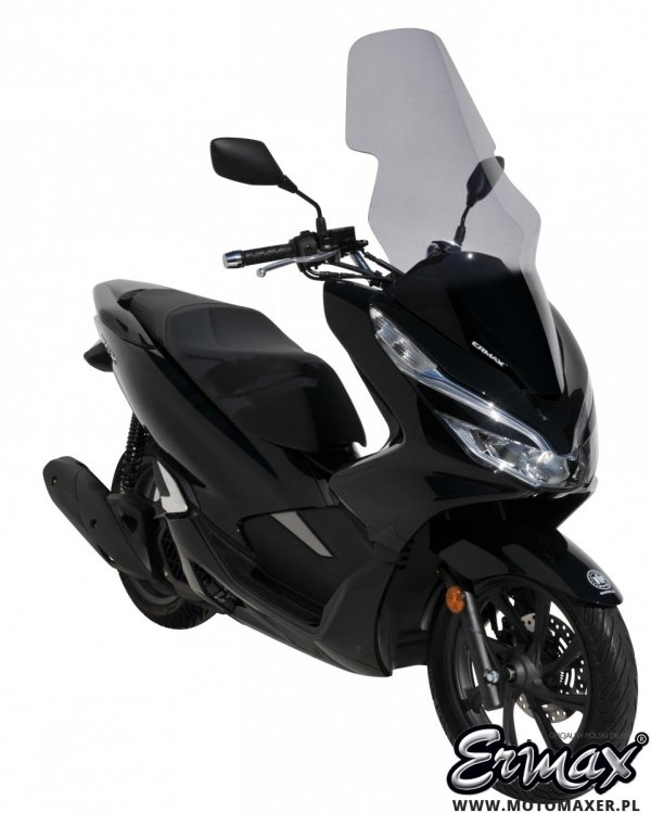 Szyba ERMAX SCOOTER HIGH 85 cm z osłonami na ręce Honda PCX 125 2014 - 2018