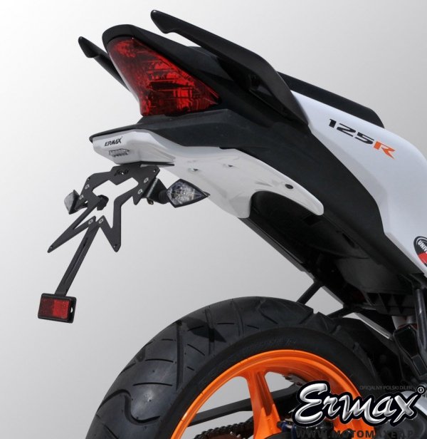 Uchwyt tablicy rejestracyjnej ERMAX PLATE HOLDER Honda CBR 125 2011 - 2018