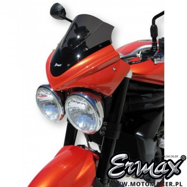 Szyba / owiewka ERMAX NOSE FAIRING 25 cm Triumph Speed Triple 1050 2005 - 2010