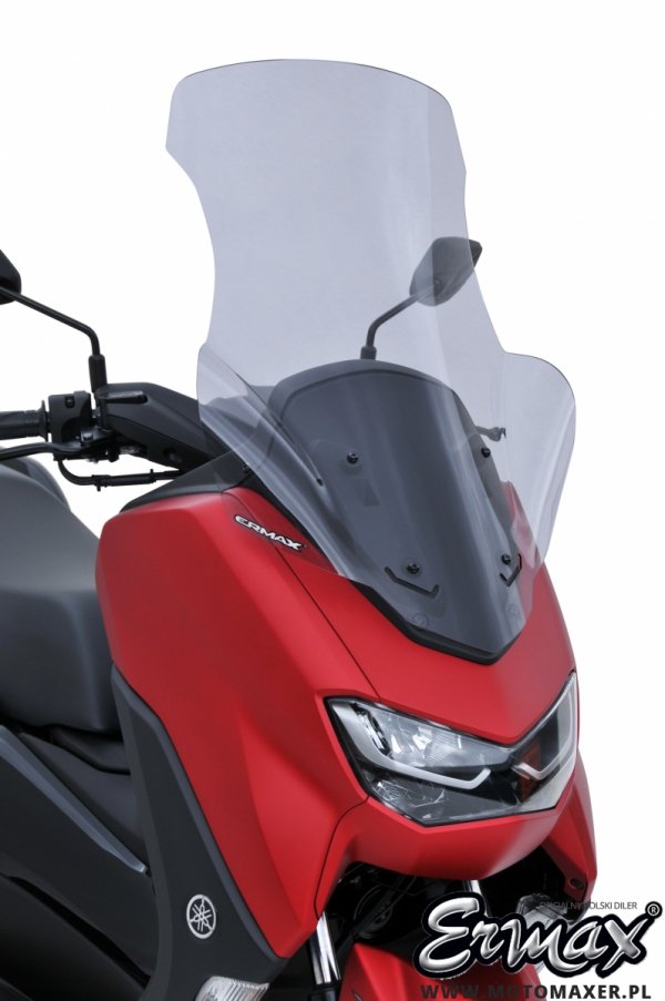 Szyba ERMAX SCOOTER HIGH z osłonami na ręce 68 cm Yamaha N-MAX 125 2021 - 2024