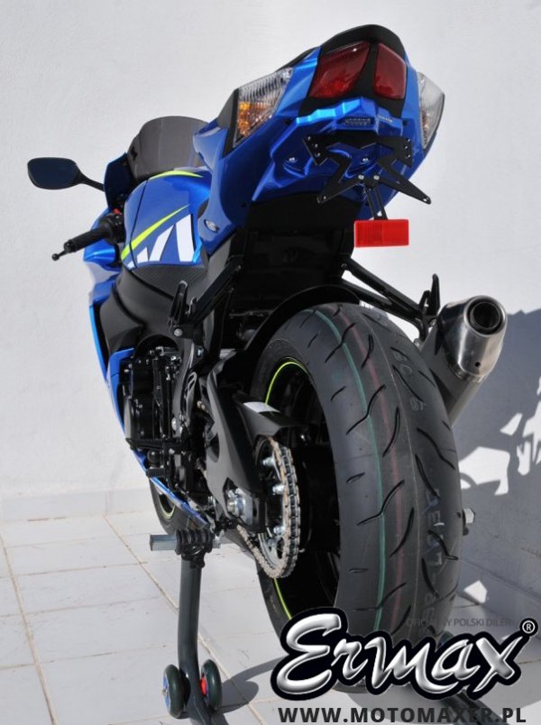 Uchwyt tablicy rejestracyjnej ERMAX PLATE HOLDER Suzuki GSX-R 750 2011 - 2017